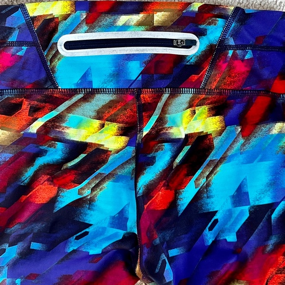 Athleta women's Colorburst Sonar 7/8 length leggings tights size XS - Picture 7 of 11